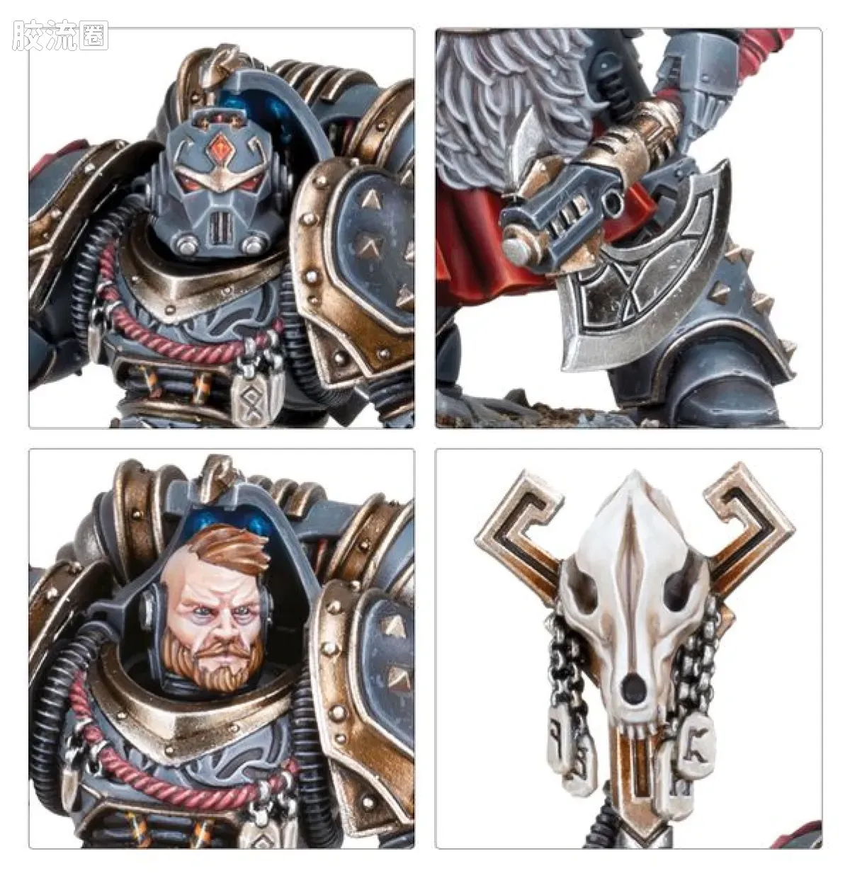 战锤：荷鲁斯之乱 Warhammer: The Horus Heresy Space Wolves 第六军团 太空野狼 2版 符文术师执行官 - 图片