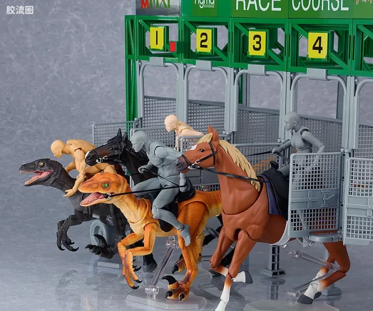 figma可动手办 ex:ride 普通版 小型恐龙 (灰色/棕色) - 图片