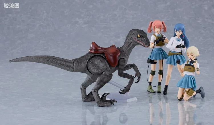 figma可动手办 ex:ride 普通版 小型恐龙 (灰色/棕色) - 图片