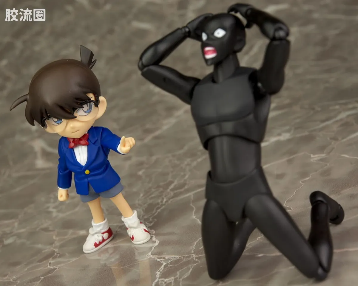 figma可动手办 figFIX系列 SP-001 江户川柯南& Figma SP-058 犯人 - 图片