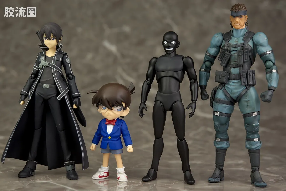 figma可动手办 figFIX系列 SP-001 江户川柯南& Figma SP-058 犯人 - 图片