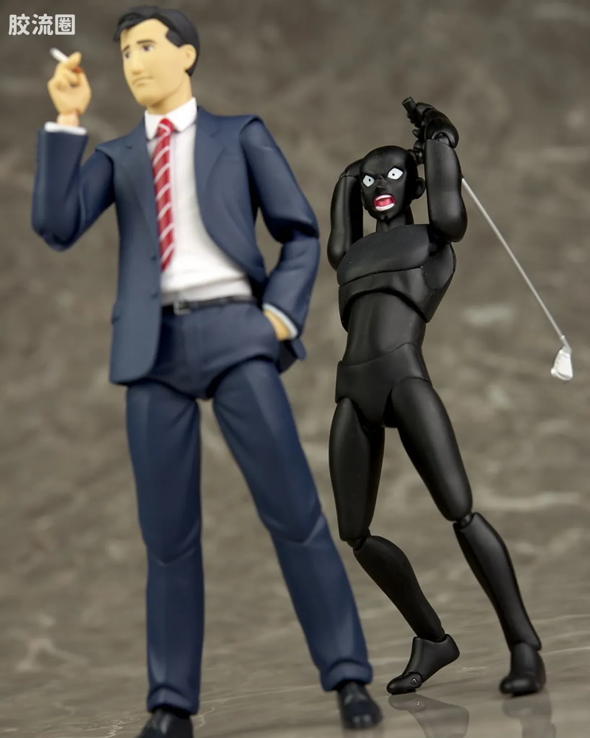 figma可动手办 figFIX系列 SP-001 江户川柯南& Figma SP-058 犯人 - 图片