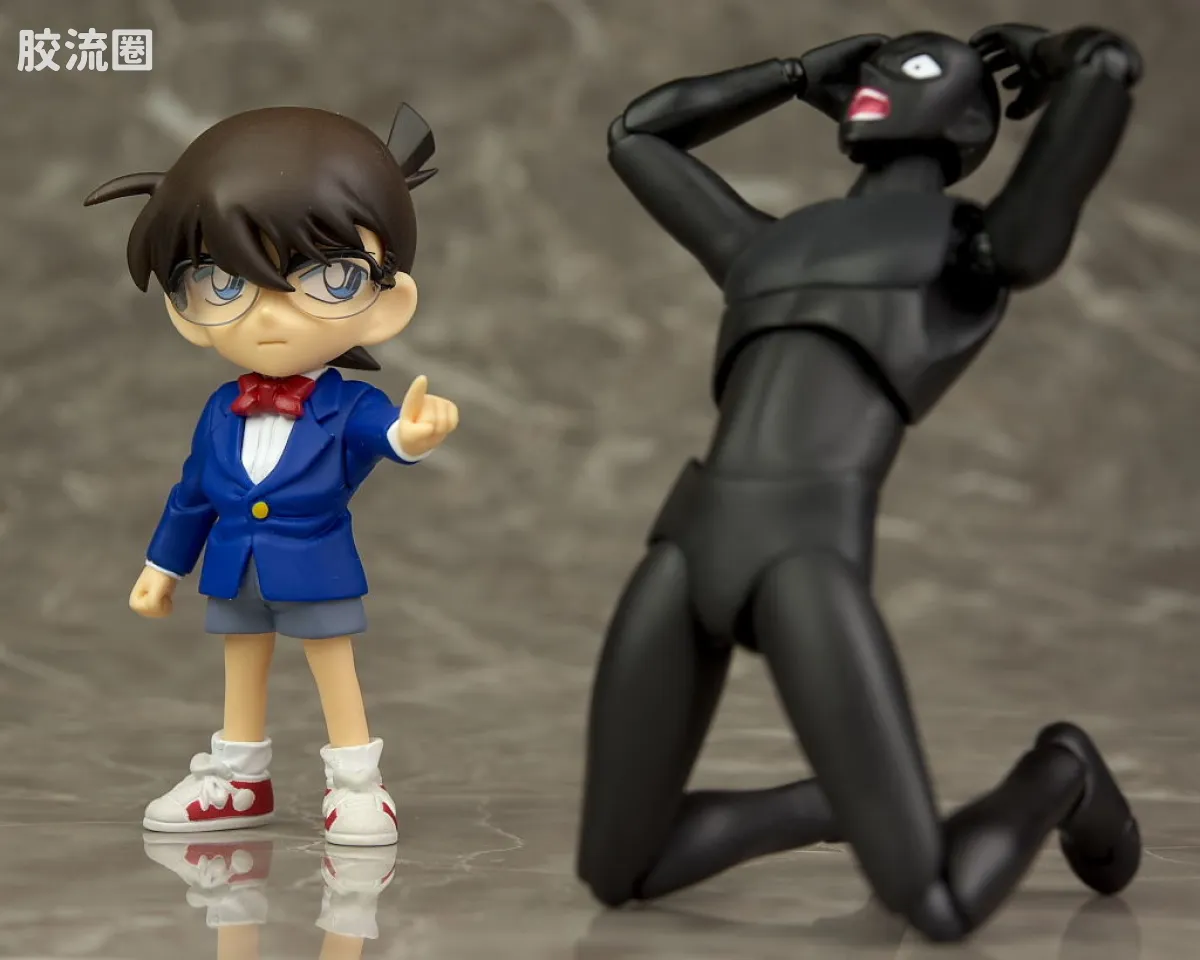figma可动手办 figFIX系列 SP-001 江户川柯南& Figma SP-058 犯人 - 图片