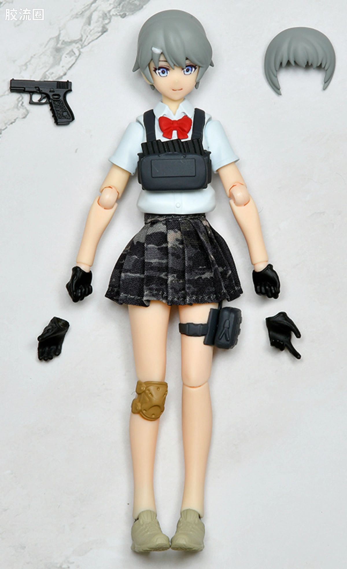 LITTLE ARMORY 系列 figma figma020 figma 武装JKバリアントB2 コード:URBEX - 图片