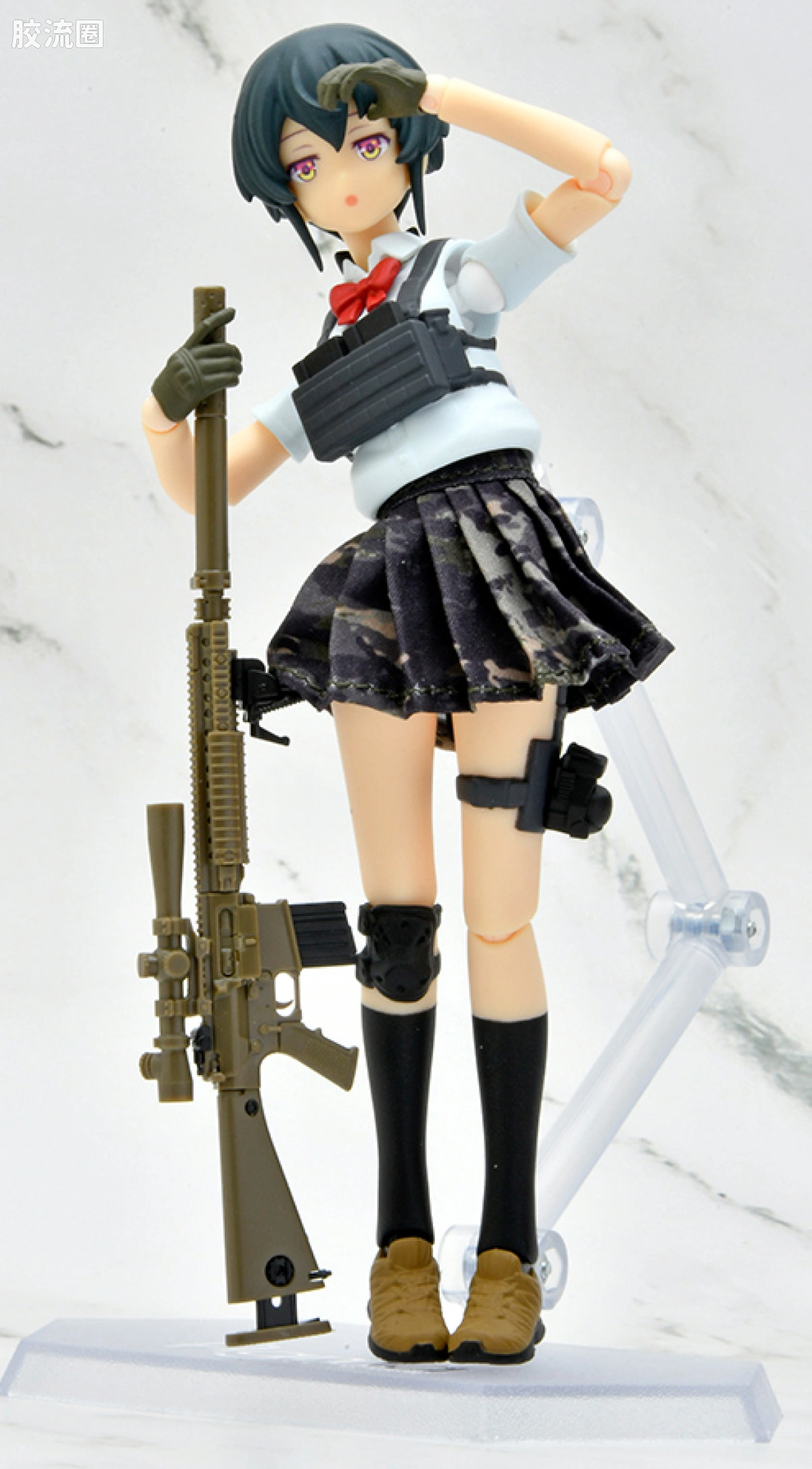 LITTLE ARMORY 系列 figma figma026 figmaPLUS 武装JKバリアント ロードアウトセット4 コード:URBEX - 图片