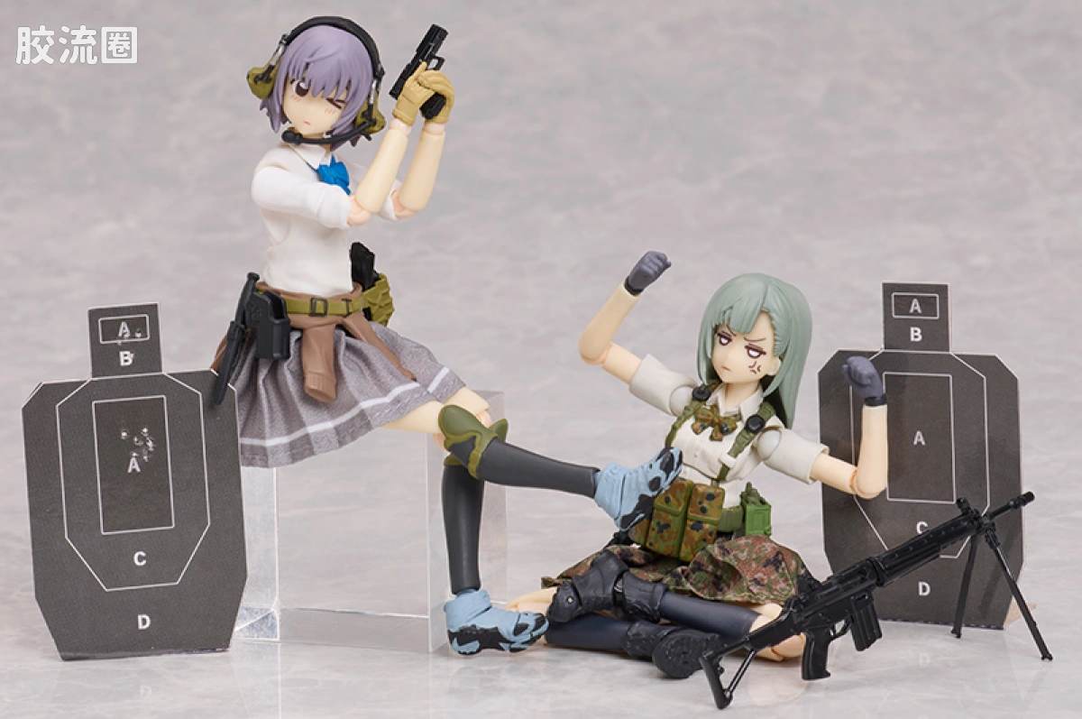 LITTLE ARMORY 系列 figma figma027 figma 朝戸未世 夏制服 ver.1.5 - 图片