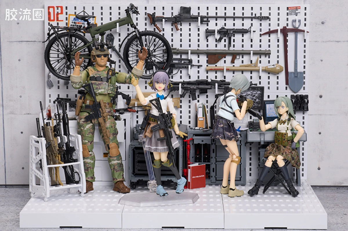 LITTLE ARMORY 系列 figma figma027 figma 朝戸未世 夏制服 ver.1.5 - 图片