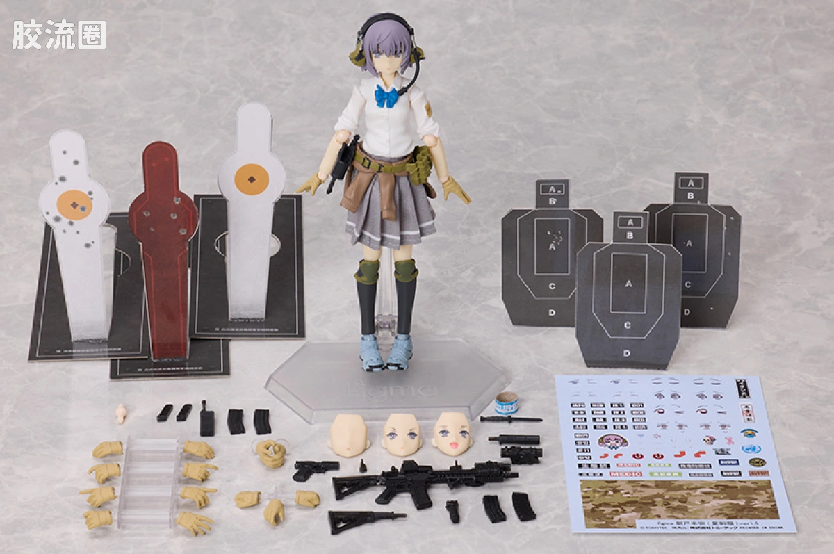 LITTLE ARMORY 系列 figma figma027 figma 朝戸未世 夏制服 ver.1.5 - 图片
