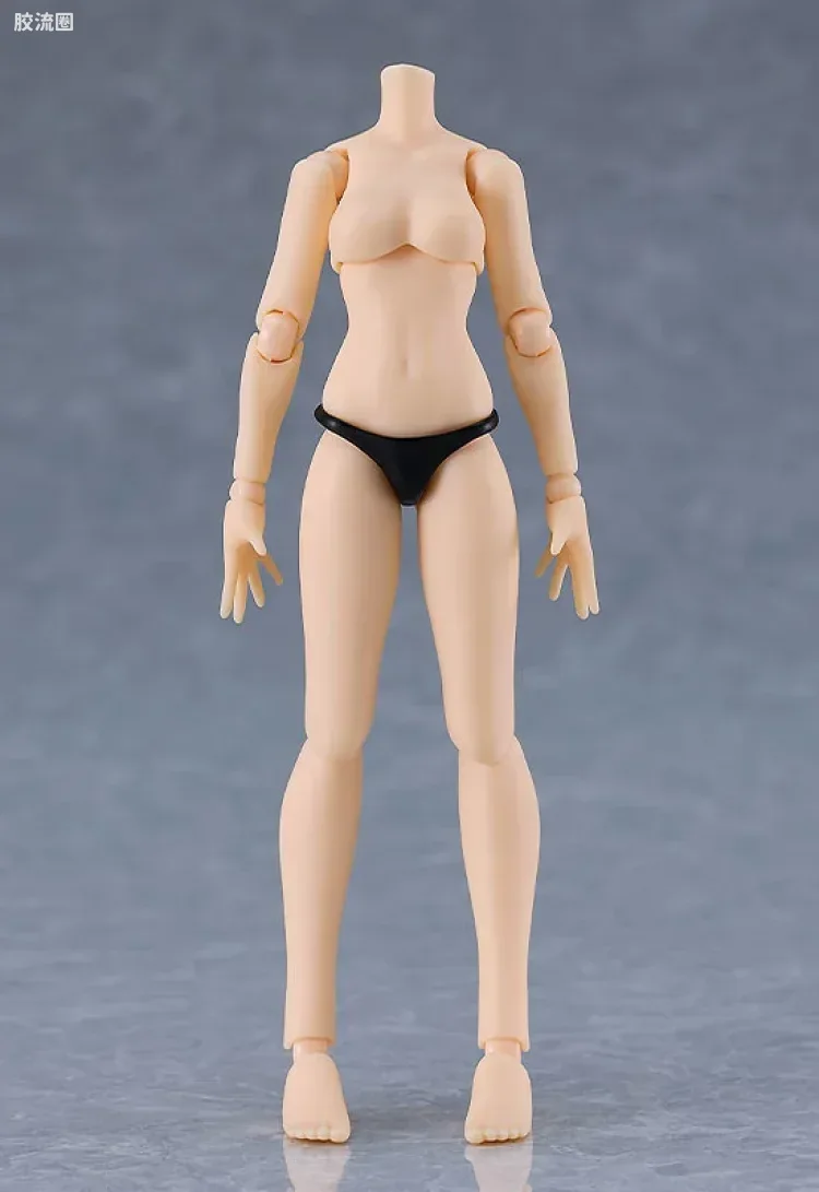 figma可动手办 Figma Styles 569b 女性素体(Mika) with 迷你旗袍穿搭(白色) - 图片