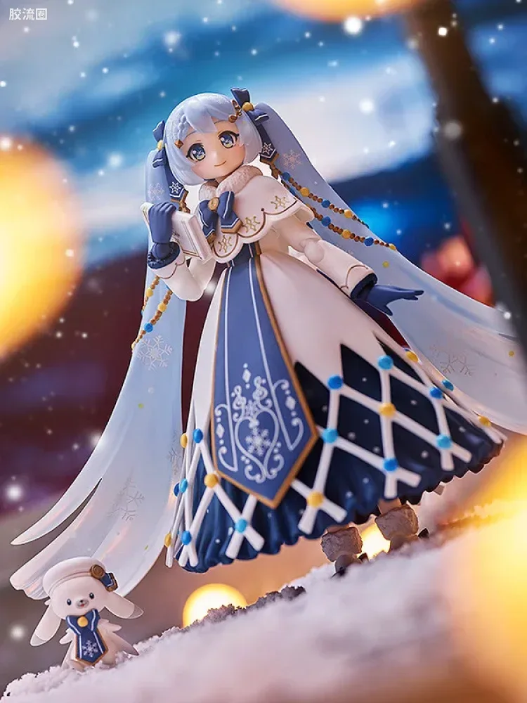 figma可动手办 EX版 EX-064 雪初音 Glowing Snow ver. - 图片