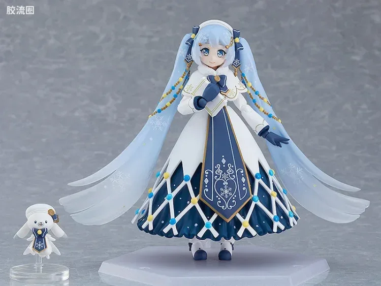 figma可动手办 EX版 EX-064 雪初音 Glowing Snow ver. - 图片