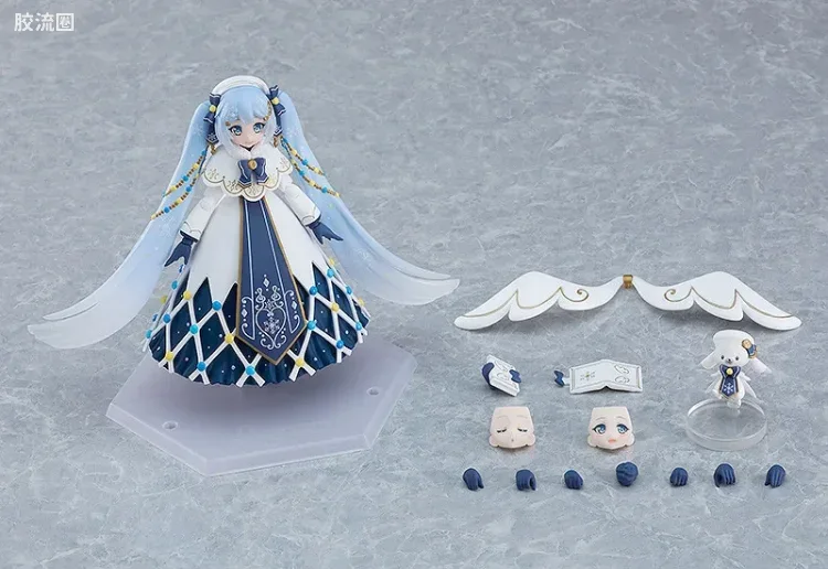 figma可动手办 EX版 EX-064 雪初音 Glowing Snow ver. - 图片