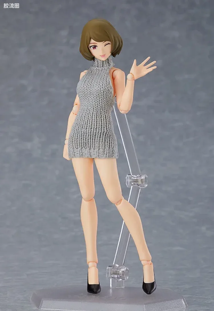 figma可动手办 Figma Styles 露背毛衣 - 图片