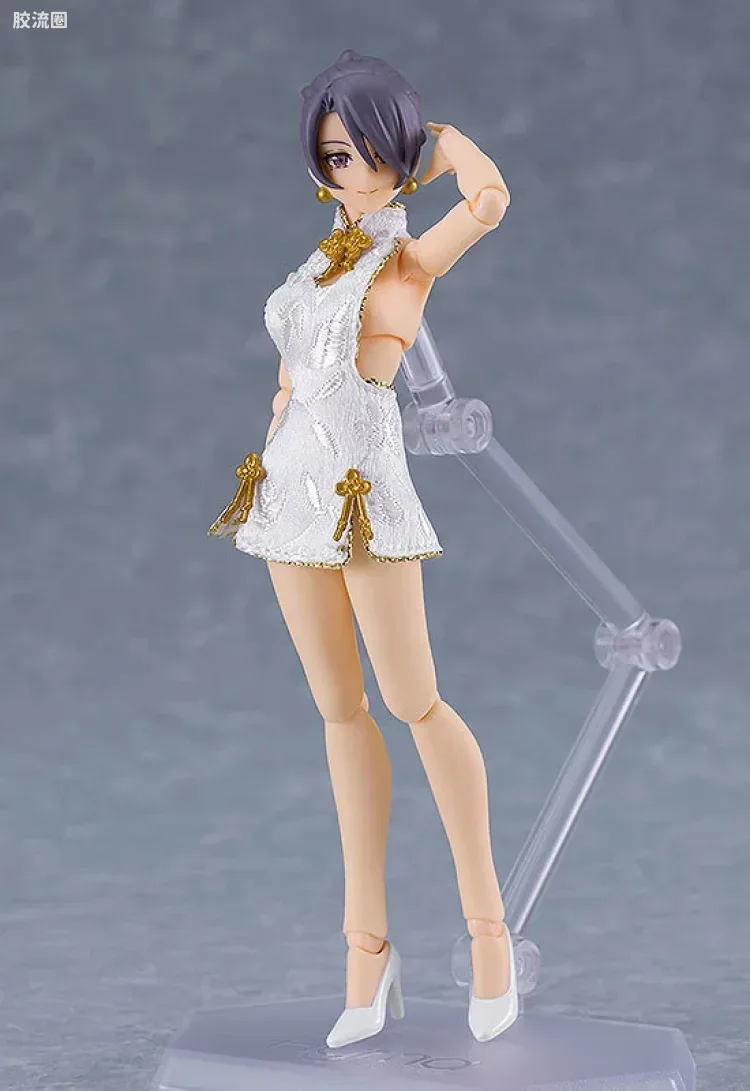 figma可动手办 Figma Styles 迷你旗袍(黑色/白色) - 图片