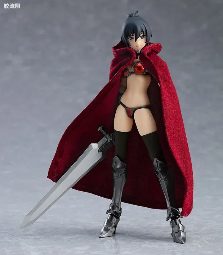 figma可动手办 Figma Styles 简单披风(红色/黑色) - 图片