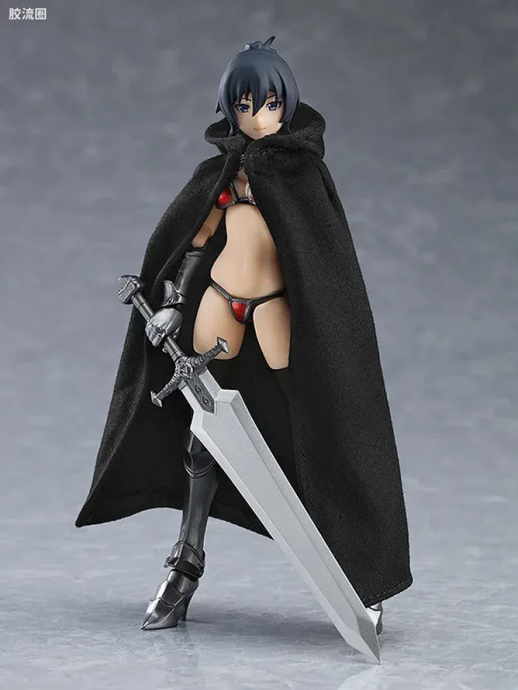 figma可动手办 Figma Styles 简单披风(红色/黑色) - 图片