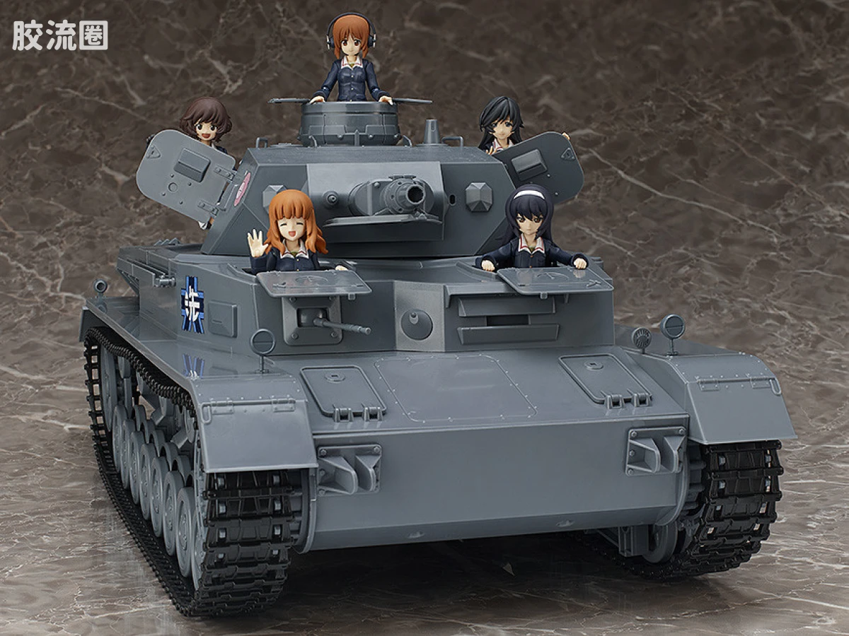 figma可动手办 Vehicles IV号战车D型 本战式样 - 图片