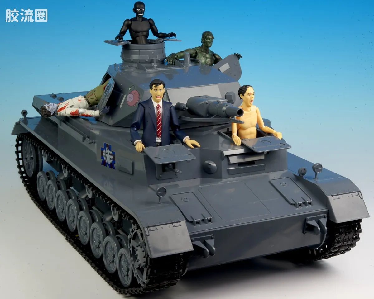 figma可动手办 Vehicles IV号战车D型 本战式样 - 图片
