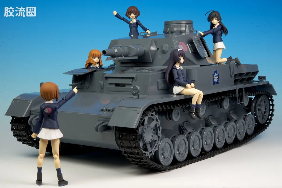 figma可动手办 Vehicles IV号战车D型 本战式样 - 图片