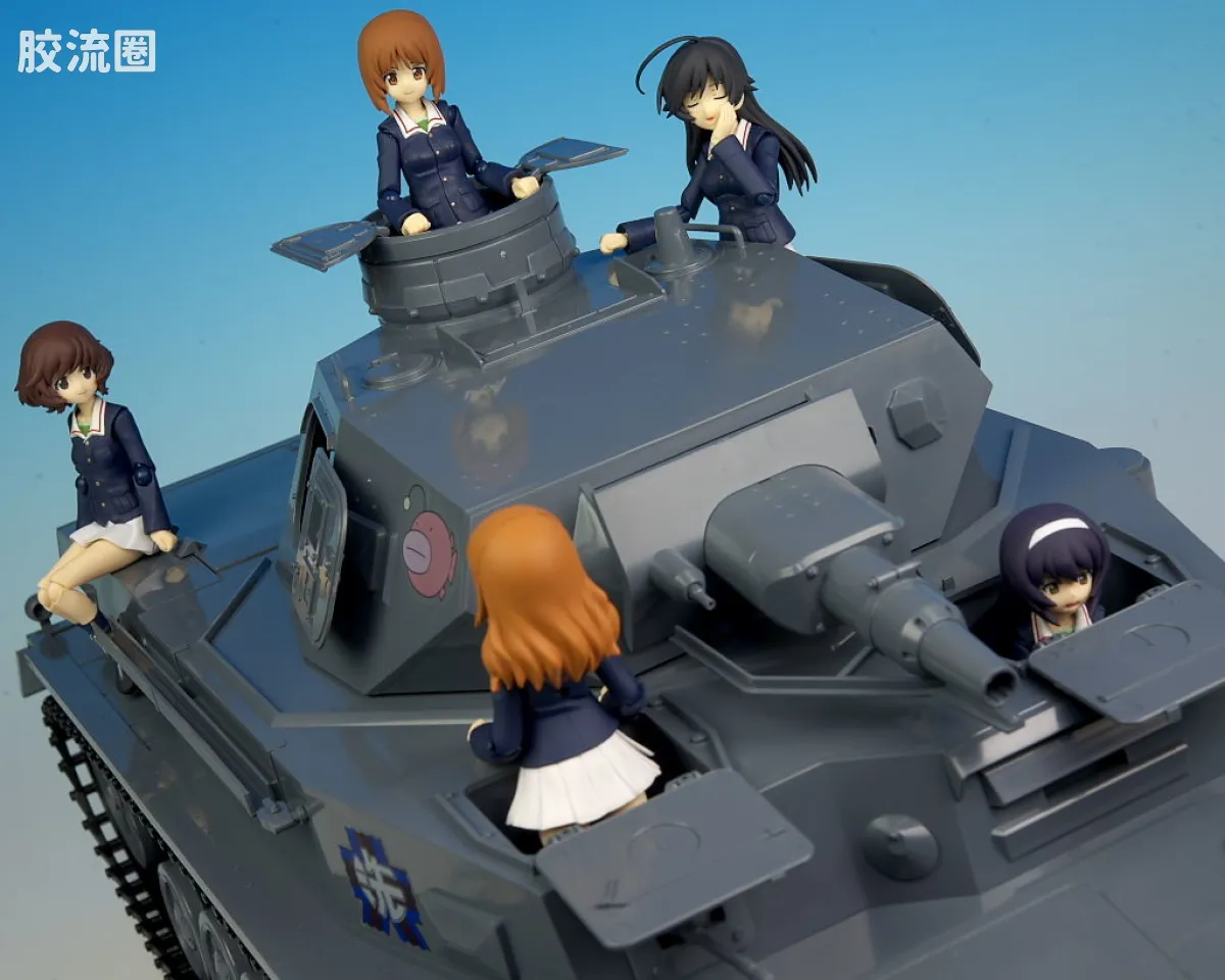 figma可动手办 Vehicles IV号战车D型 本战式样 - 图片
