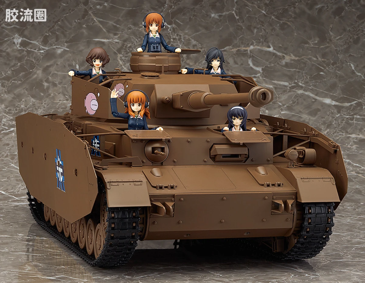 figma可动手办 Vehicles IV号战车D型改 H型式样 - 图片