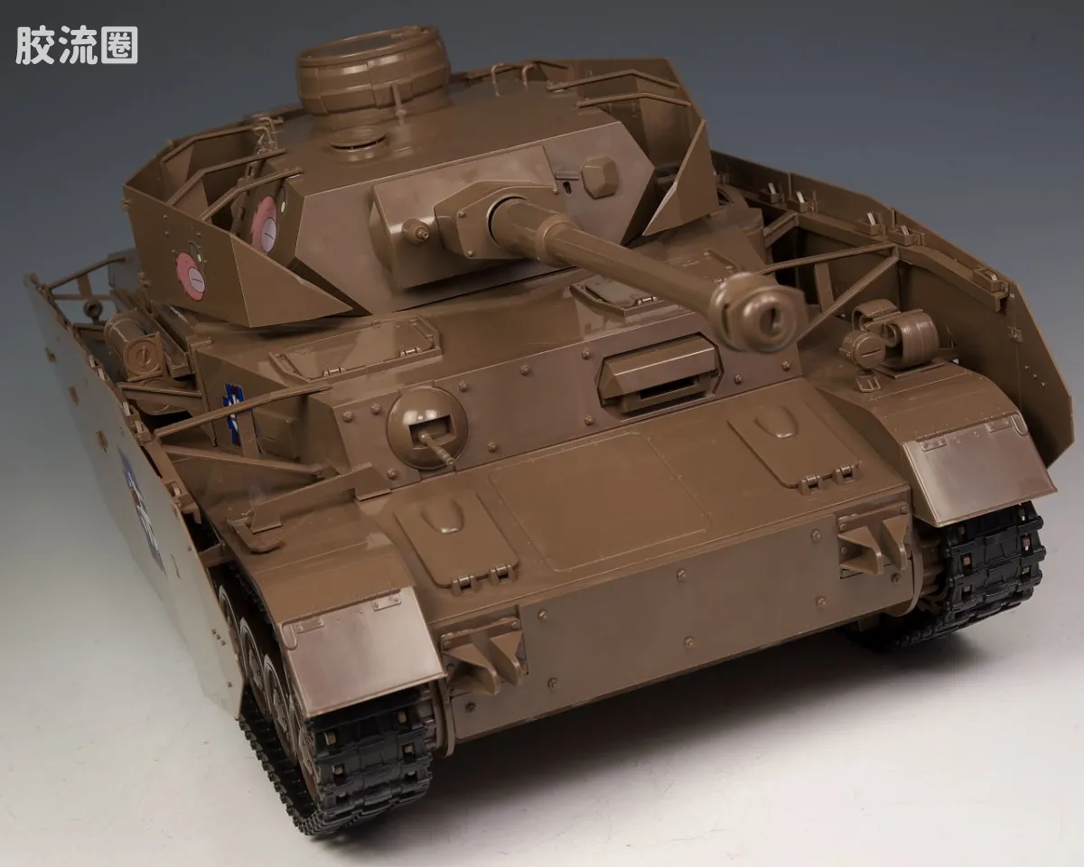 figma可动手办 Vehicles IV号战车D型改 H型式样 - 图片