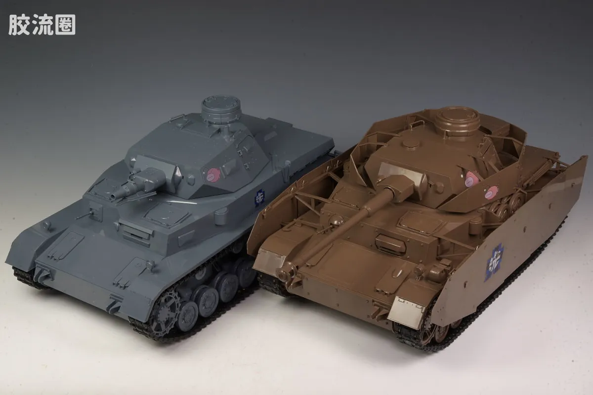 figma可动手办 Vehicles IV号战车D型改 H型式样 - 图片