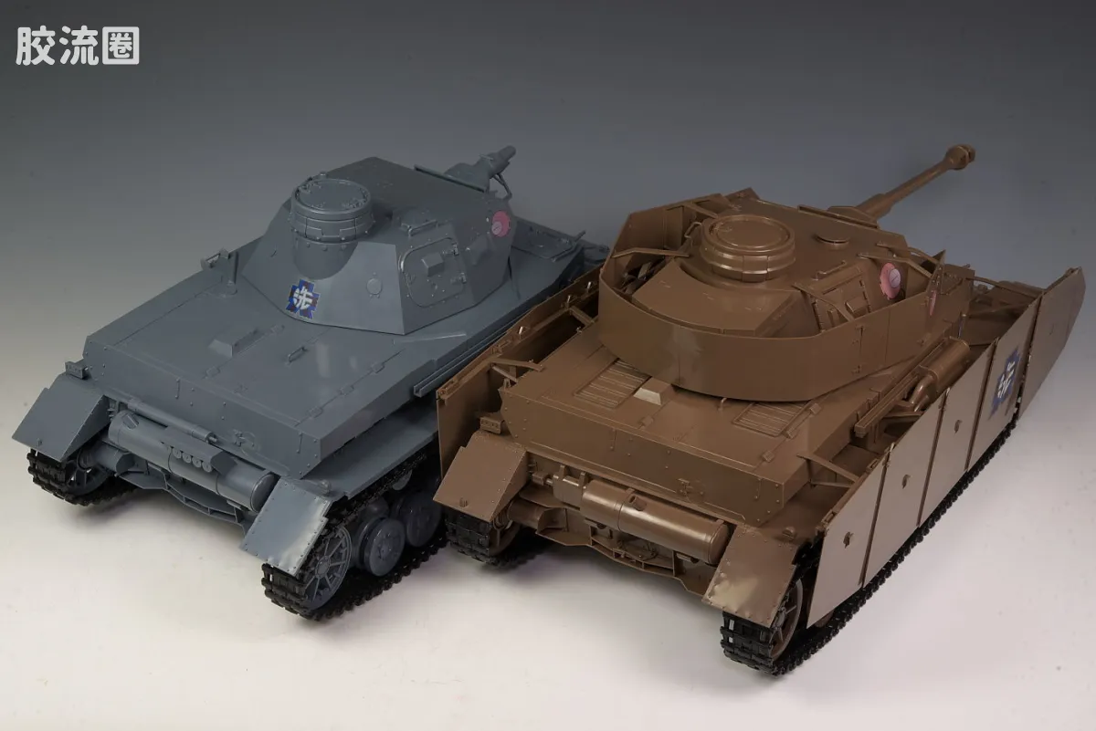 figma可动手办 Vehicles IV号战车D型改 H型式样 - 图片