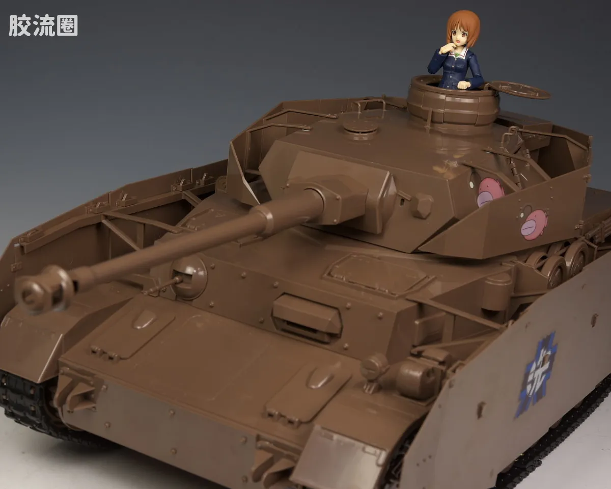 figma可动手办 Vehicles IV号战车D型改 H型式样 - 图片
