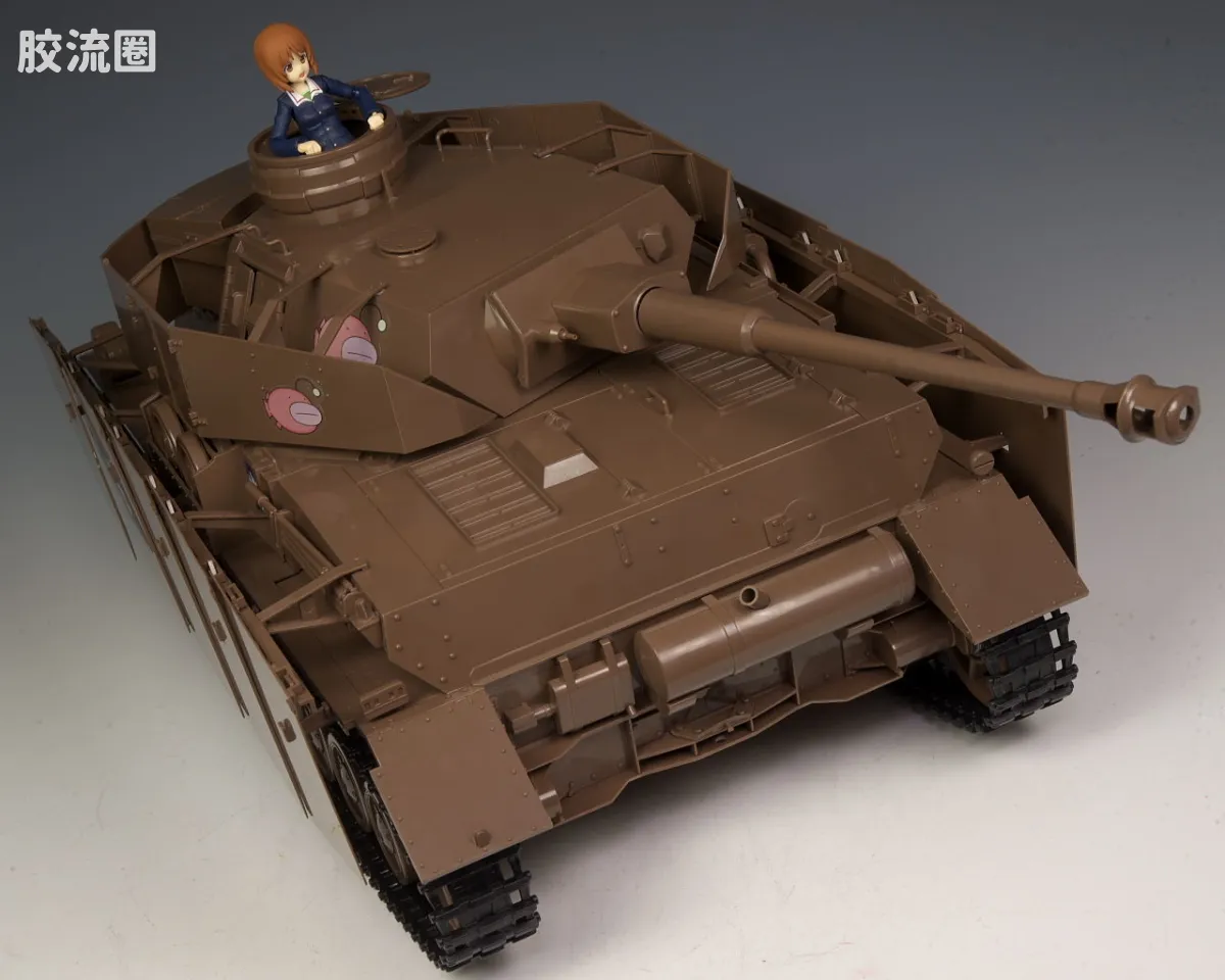 figma可动手办 Vehicles IV号战车D型改 H型式样 - 图片