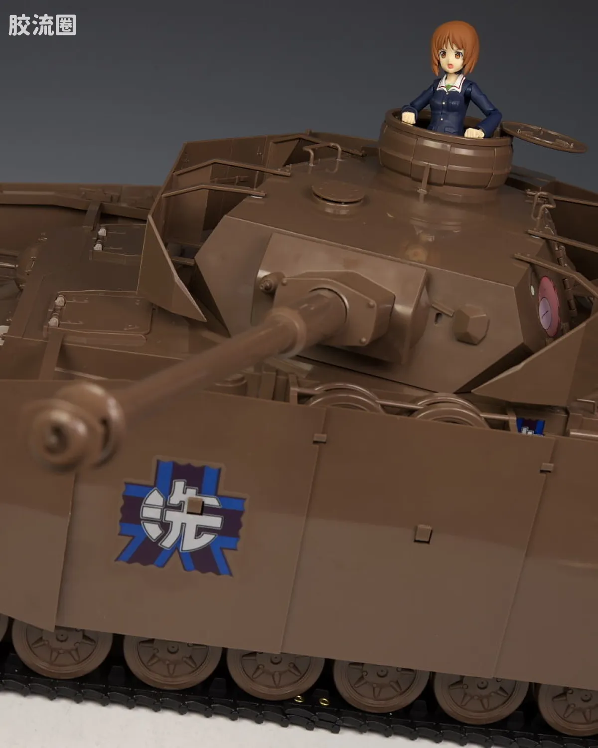 figma可动手办 Vehicles IV号战车D型改 H型式样 - 图片