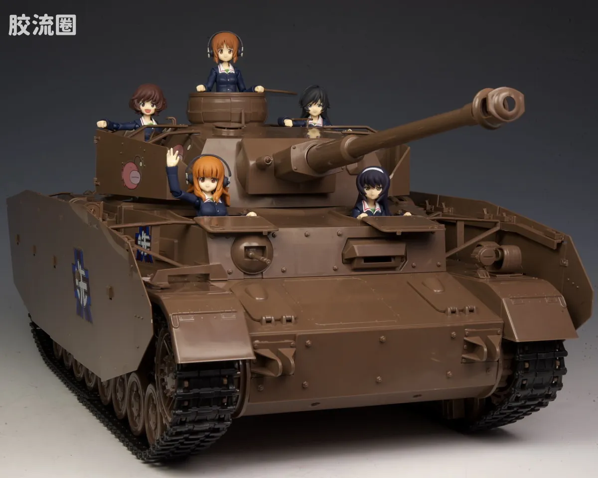 figma可动手办 Vehicles IV号战车D型改 H型式样 - 图片