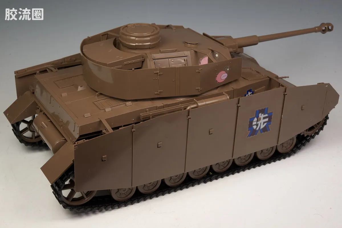 figma可动手办 Vehicles IV号战车D型改 H型式样 - 图片