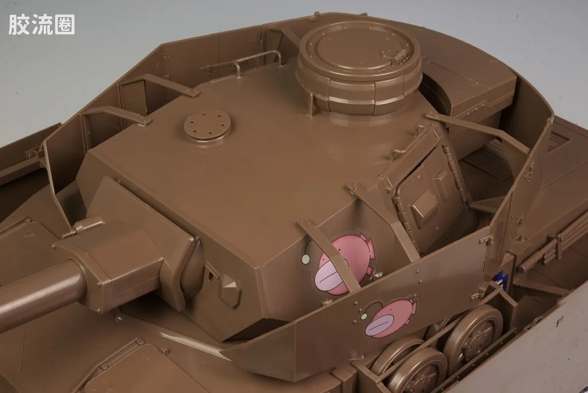 figma可动手办 Vehicles IV号战车D型改 H型式样 - 图片