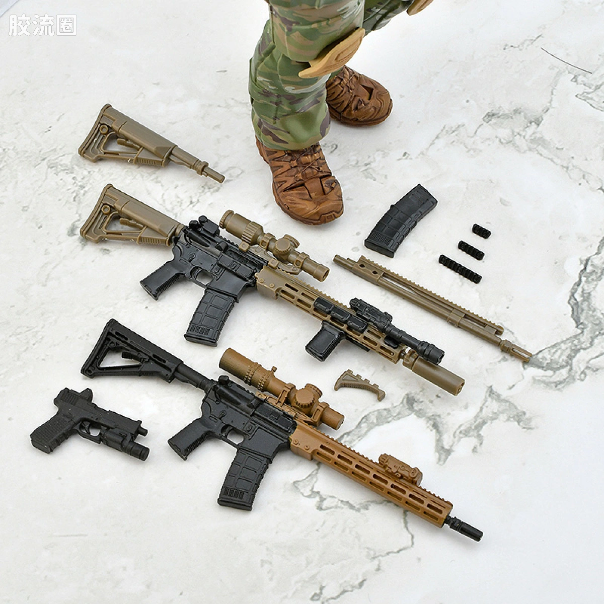 figma可动手办 SP版 SP-170 特种部队员 - 图片