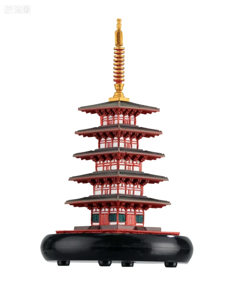海洋堂手办系列 miniQ 004 五重塔 - 图片