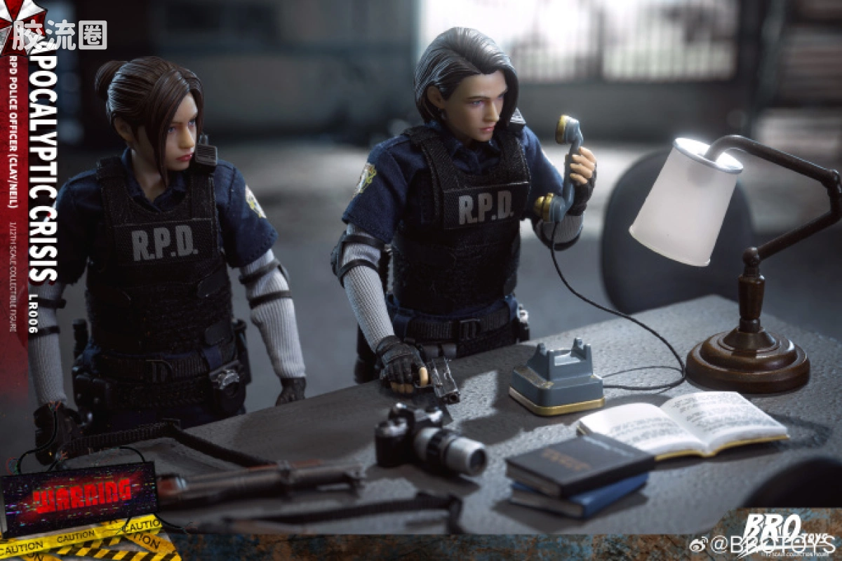 BROTOYS系列 LR 系列 LR006 末日危机 RPD警官套装（克莱/尼尔） - 图片