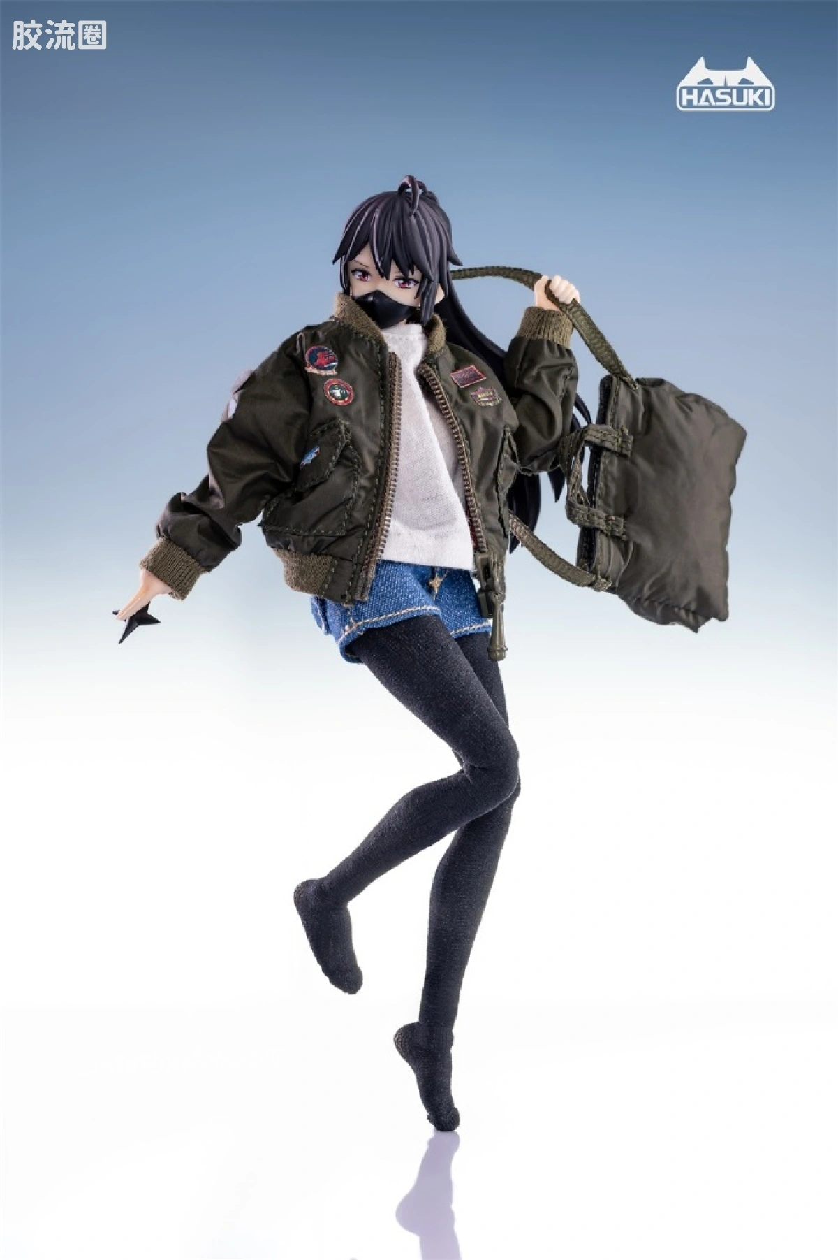 HASUKI-神猫跳动 手办与可动人形系列 服装套装 CS007 空军夹克套装 - 图片