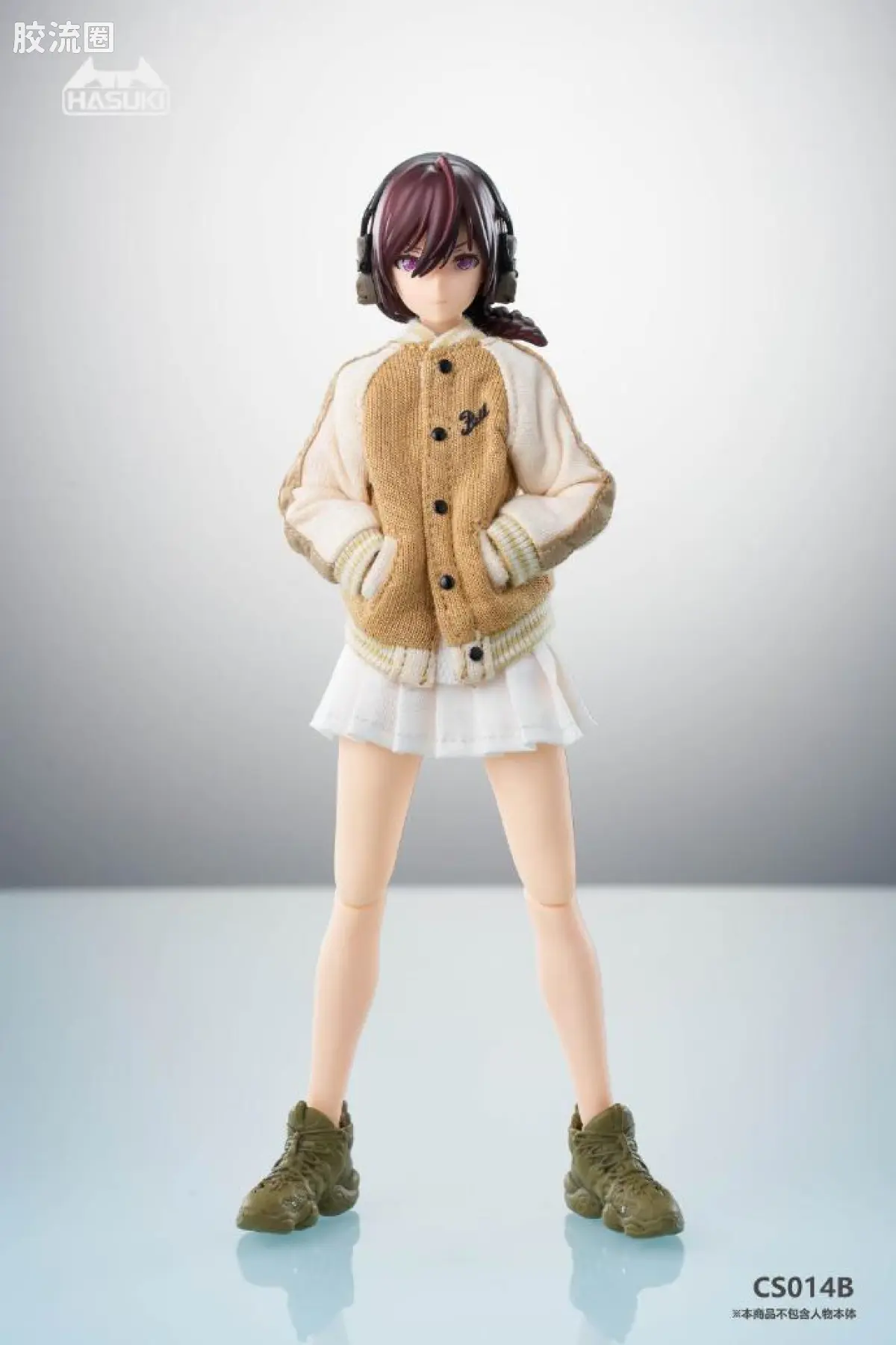 HASUKI-神猫跳动 手办与可动人形系列 服装套装 CS014B 棒球衫 - 图片