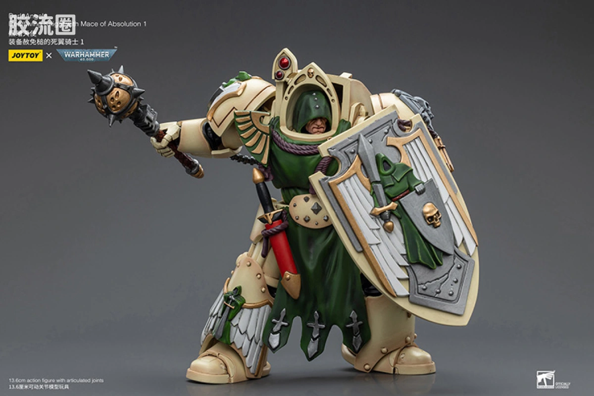 JOYTOY x 战锤40K 暗黑天使战团 暗黑天使 死翼骑士1（露脸、赦免锤） - 图片