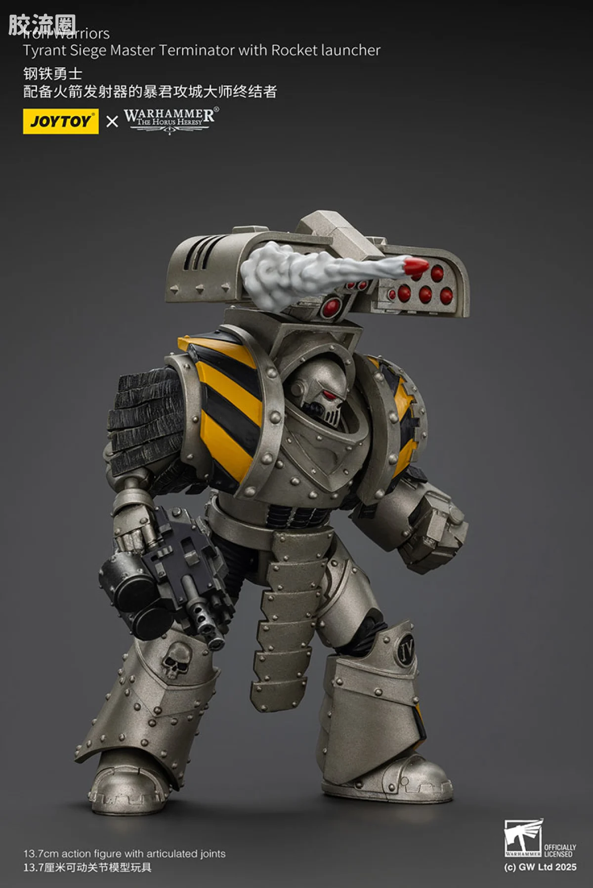 JOYTOY x 战锤40K null HH钢铁勇士 暴君攻城大师终结者（火箭发射器） - 图片