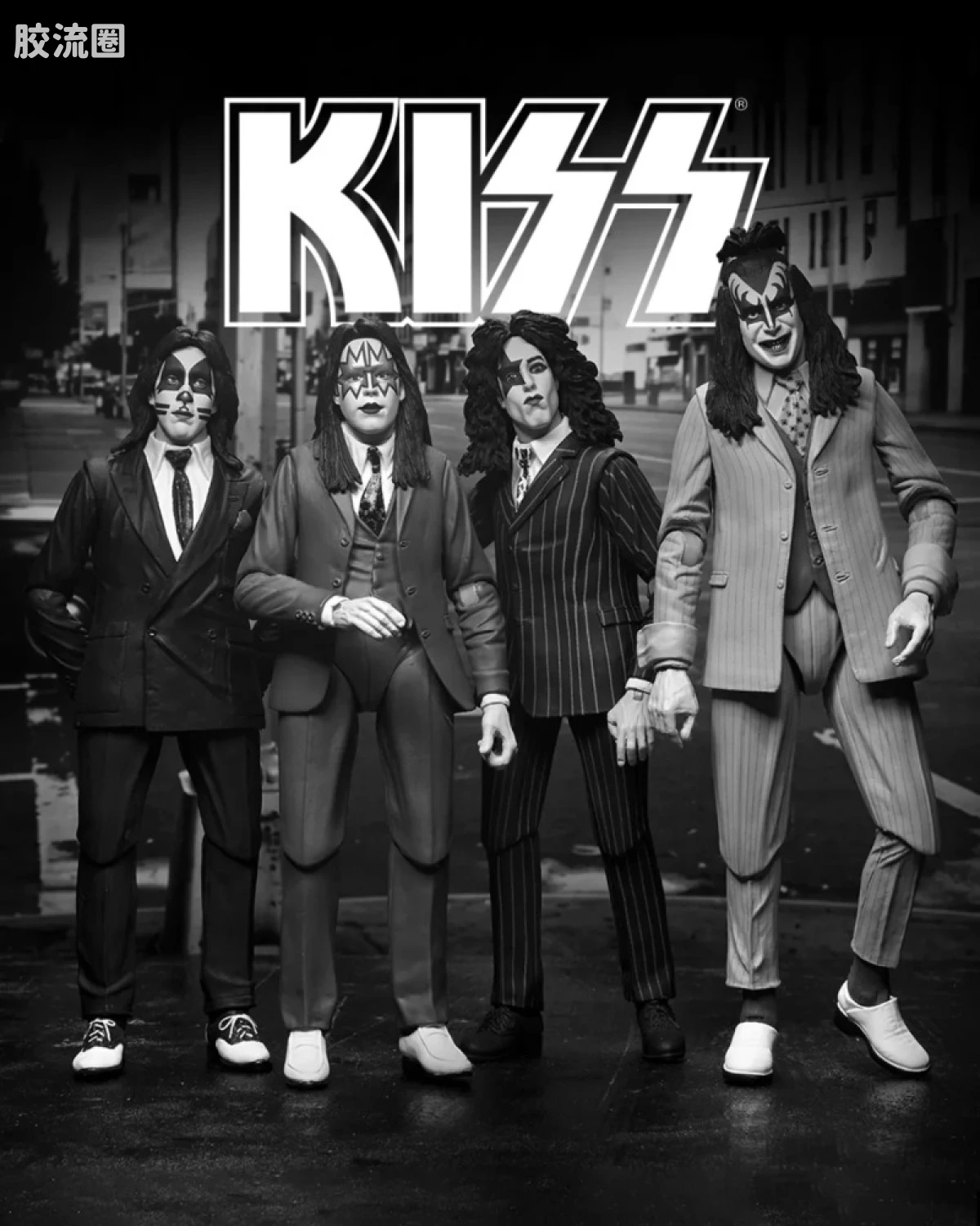 KISS - 《Dressed to Kill》专辑封面 4只装