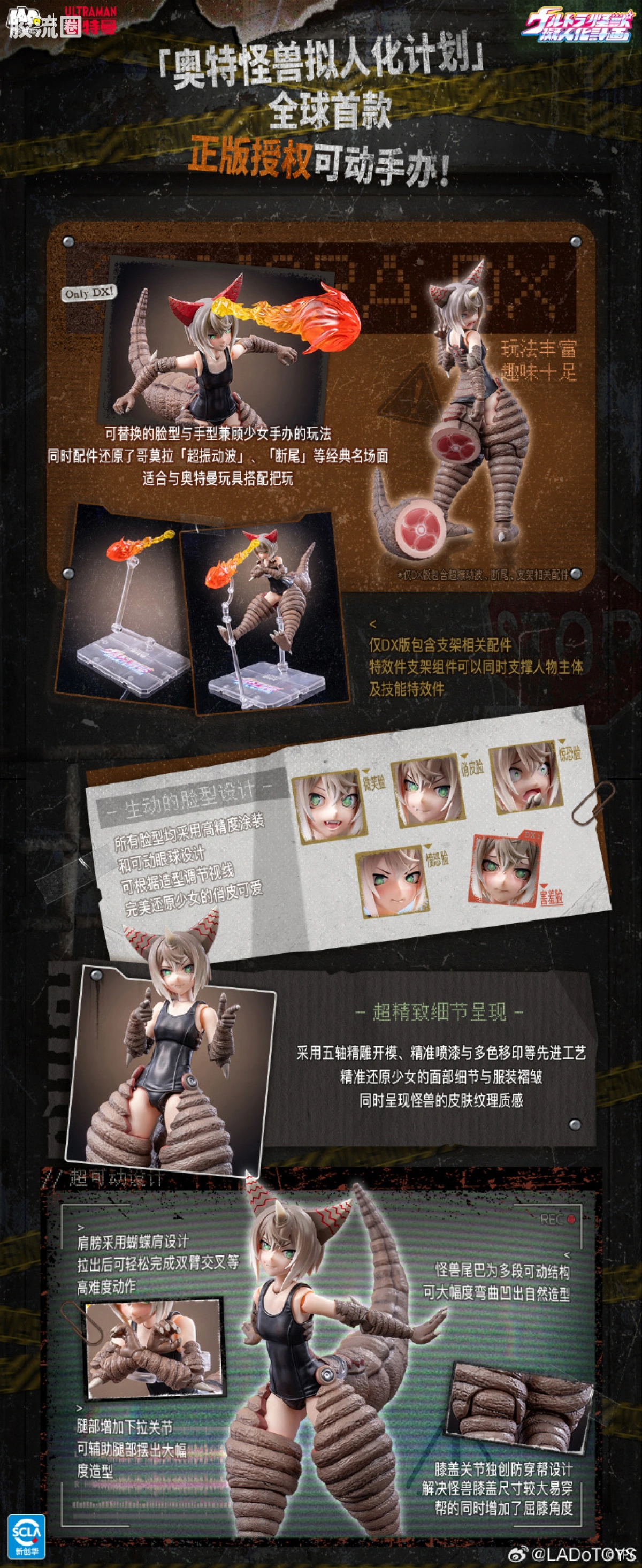 LADo TOYS 可动手办系列 null 古代怪兽 哥莫拉 - 图片