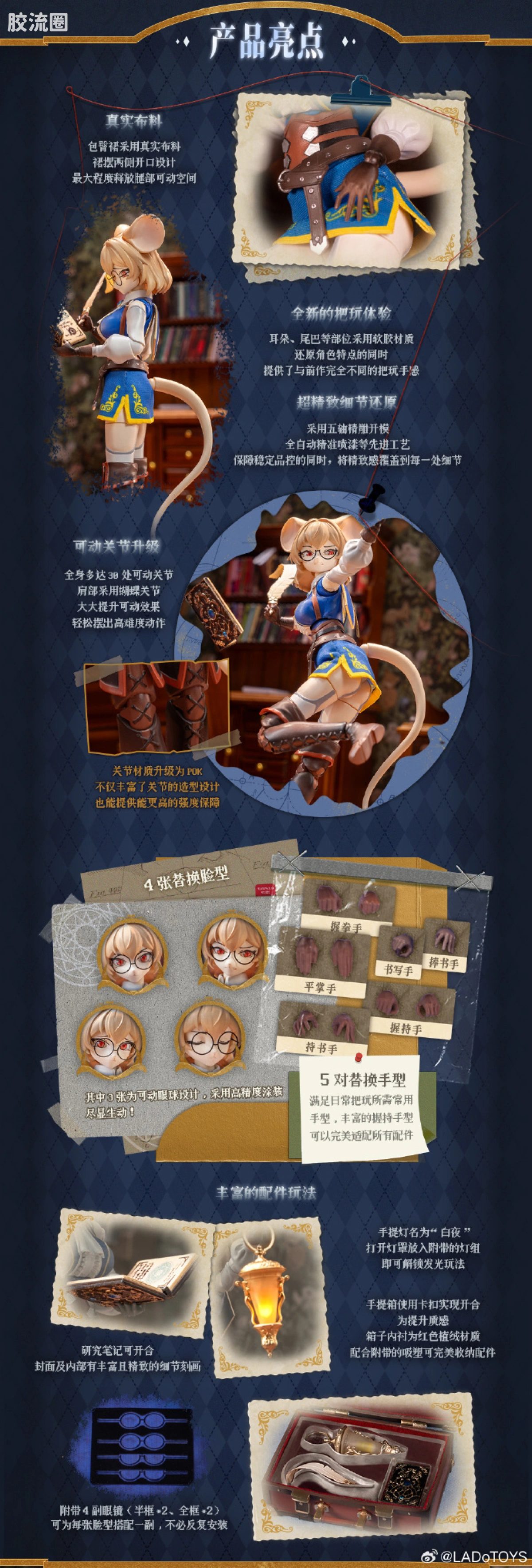 LADo TOYS 可动手办系列 系列普通版 玛格丽特 研究员 - 图片