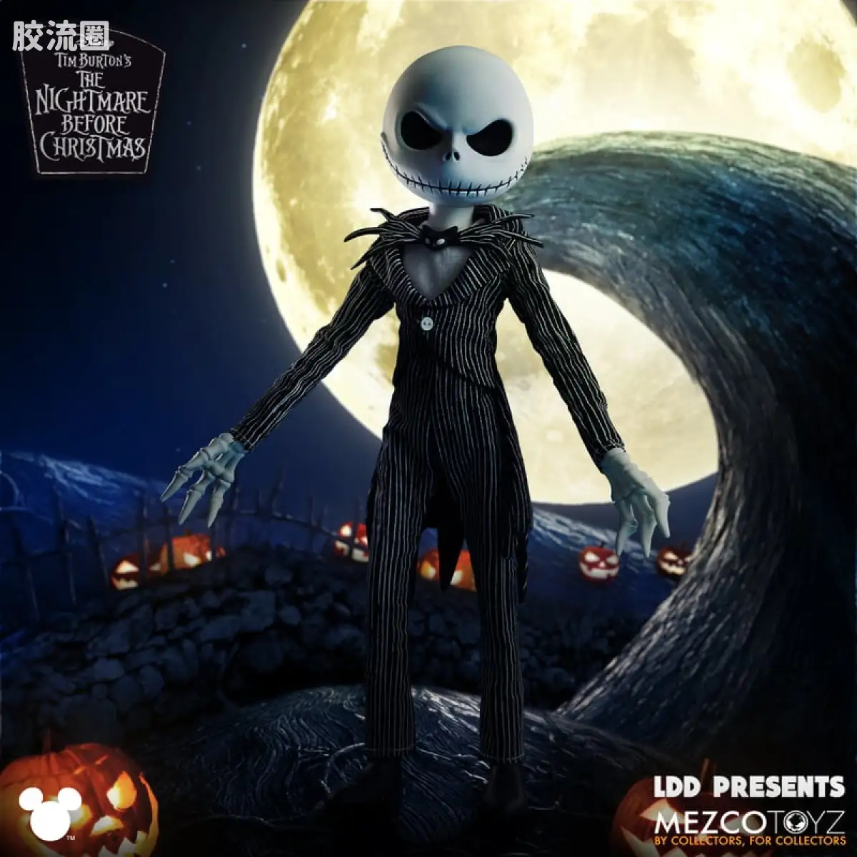 Mezco 娃娃系列 活死人娃娃系列 《圣诞夜惊魂》杰克·斯凯林顿 - 图片