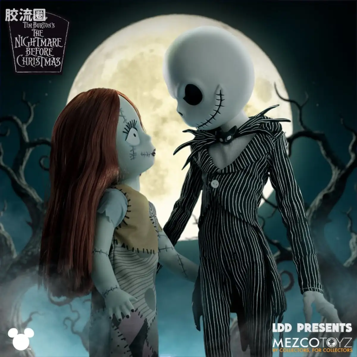 Mezco 娃娃系列 活死人娃娃系列 《圣诞夜惊魂》杰克·斯凯林顿 - 图片