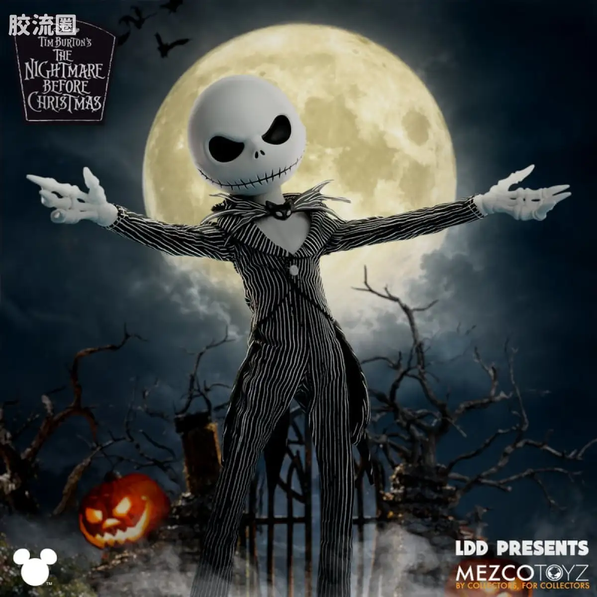Mezco 娃娃系列 活死人娃娃系列 《圣诞夜惊魂》杰克·斯凯林顿 - 图片