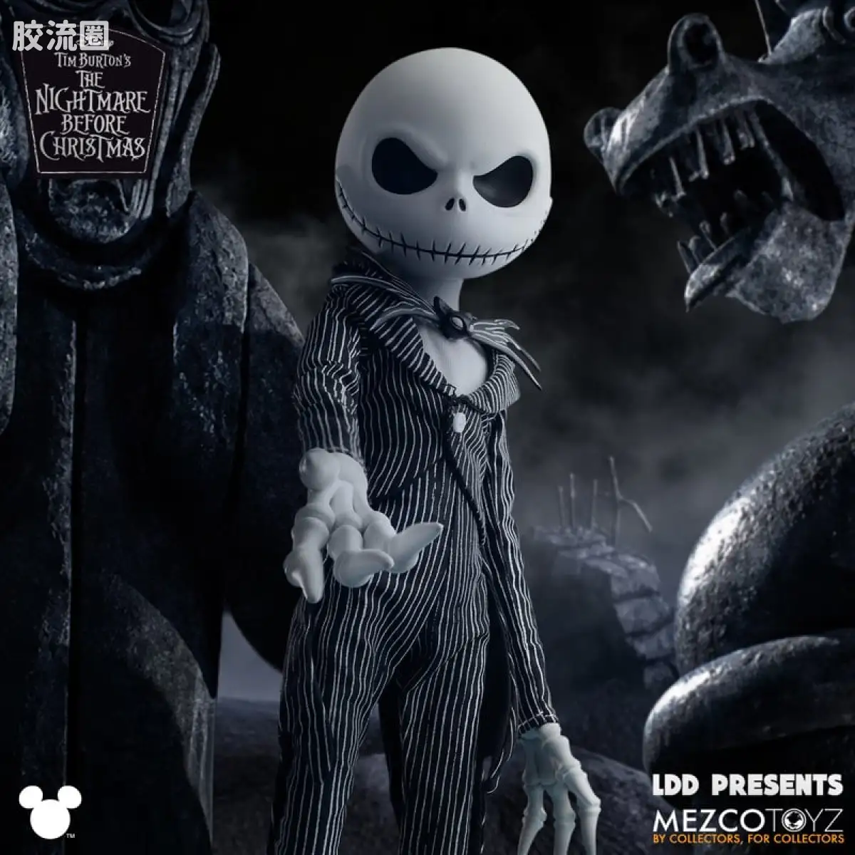 Mezco 娃娃系列 活死人娃娃系列 《圣诞夜惊魂》杰克·斯凯林顿 - 图片
