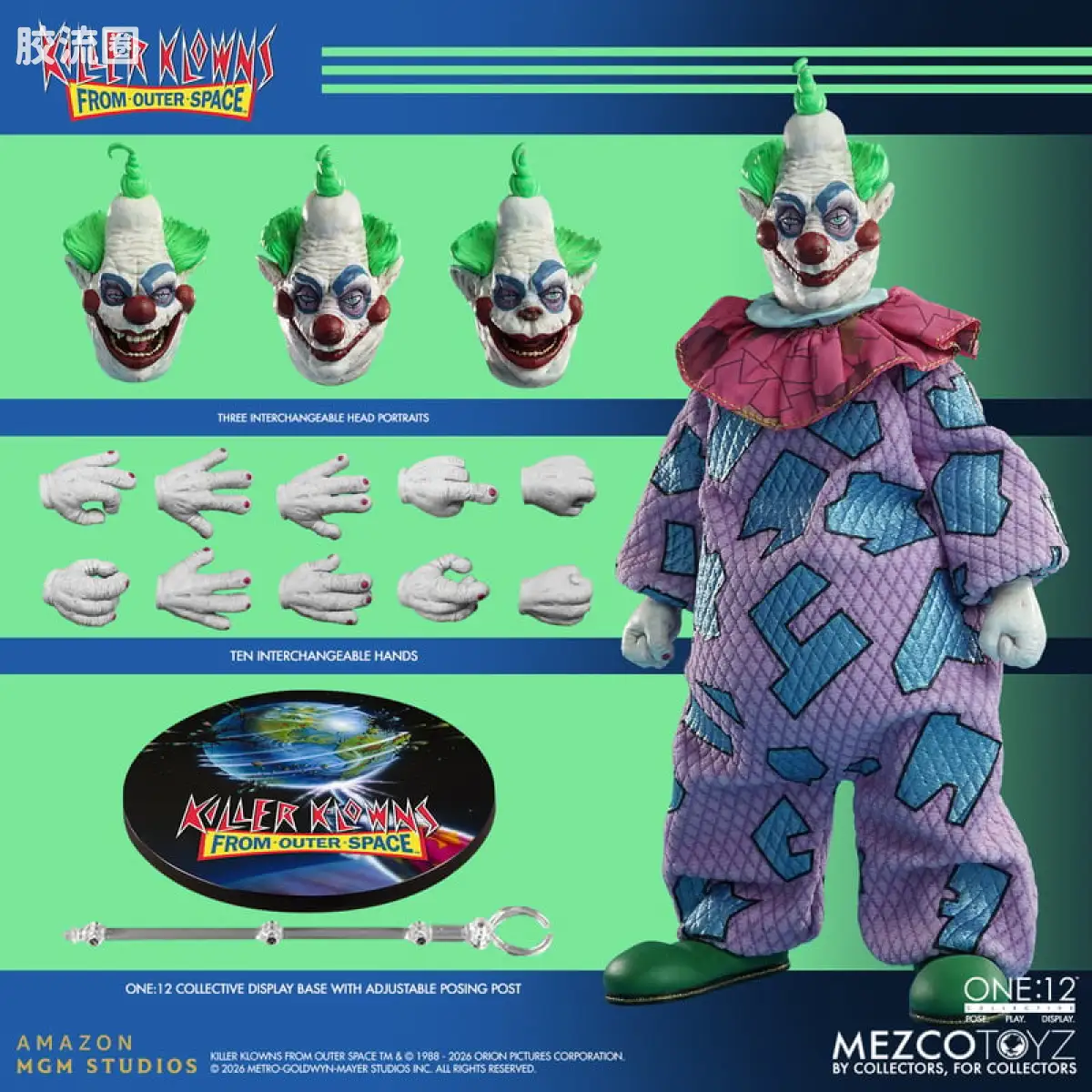 Mezco one-12系列 1/12集体系列 外太空杀人小丑：Jumbo - 图片