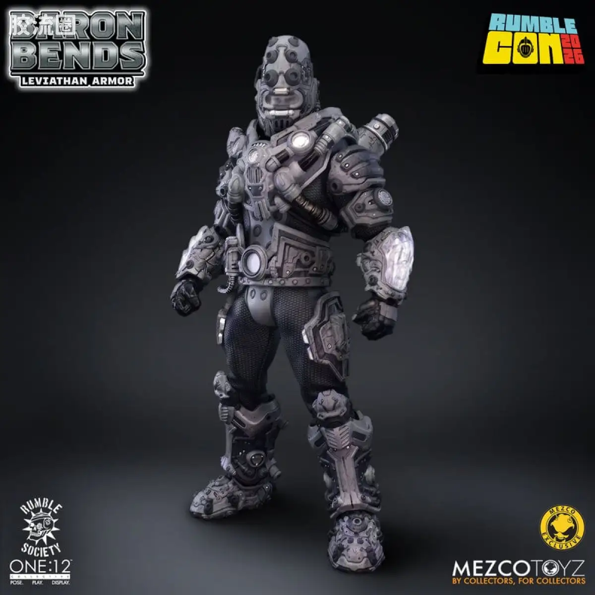 Mezco one-12系列 1/12 Rumble Society集体系列  Baron Bends - 尼瑟宇宙版 - 图片